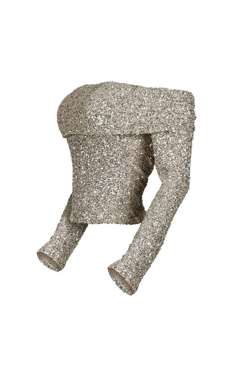 Emely Off Shoulder Sequin Top