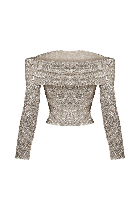 Emely Off Shoulder Sequin Top