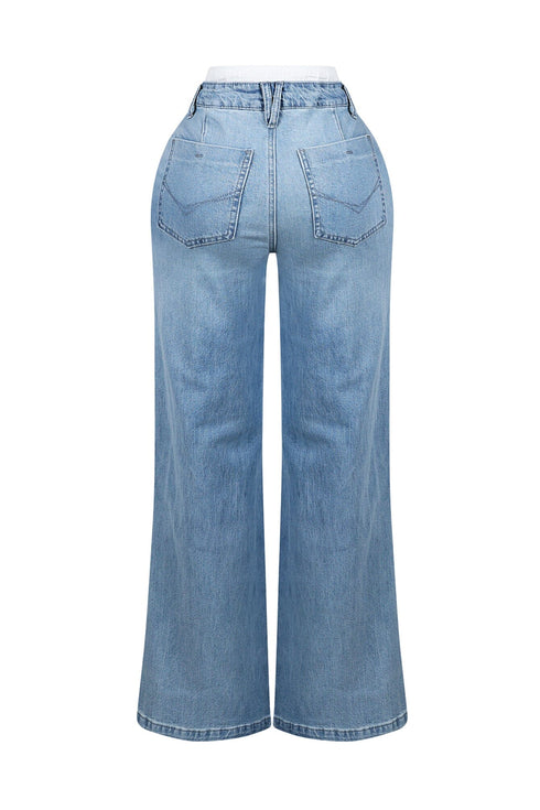 Sheena Straight Denim Jeans