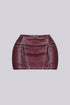 Robyn Faux Leather Low Rise Micro Skirt