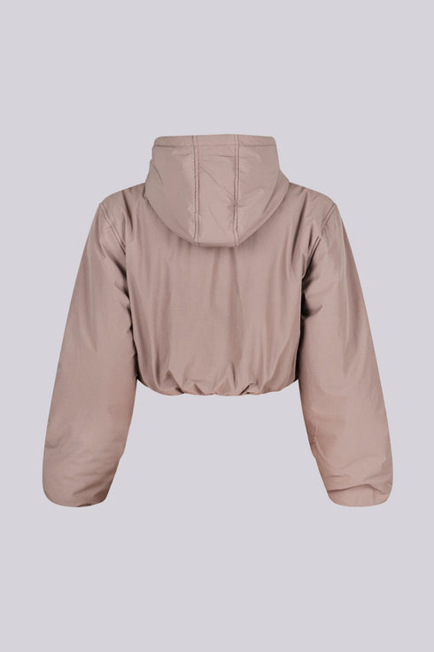 Hugging Winter Puffer Cropped Jacket