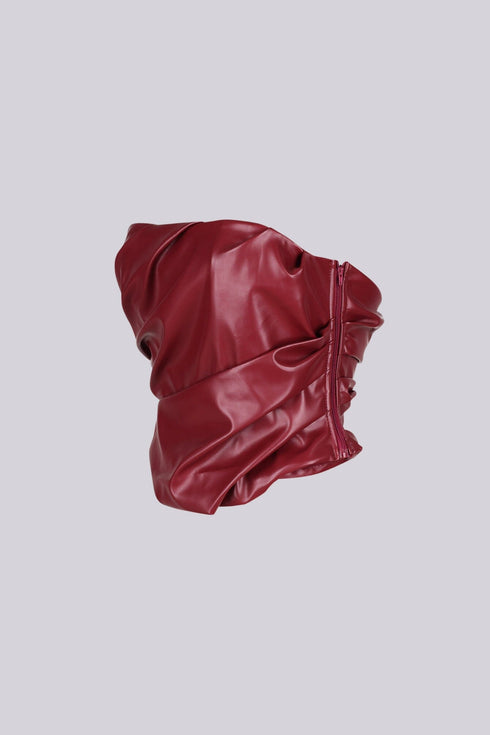 Sleek Spicy PU Tube Top