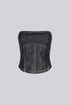 Robyn Faux Leather Tube Top
