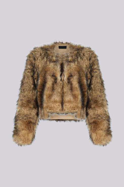 Base Theory Faux Fur Jacket