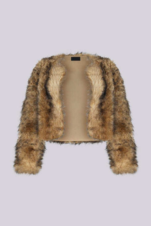 Base Theory Faux Fur Jacket
