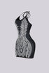 Lumina Prism Rhinestone Mini Dress