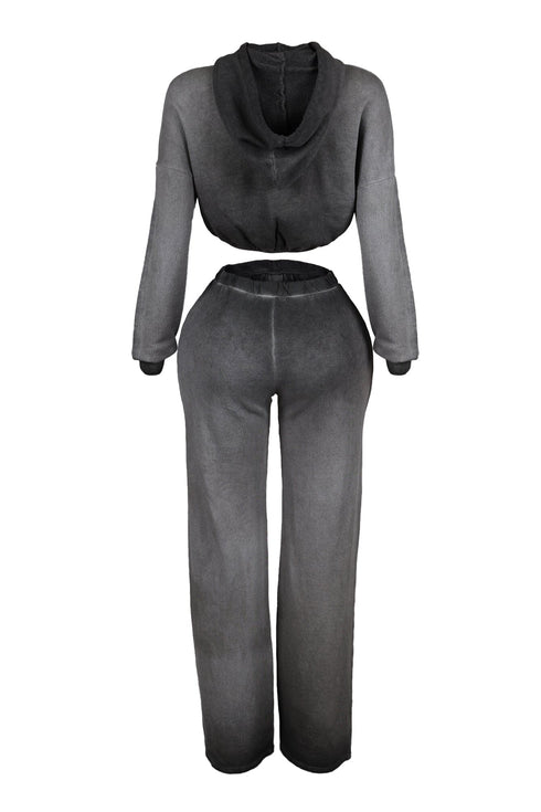 Eli Mineral Washed Hoodie & Pants SET