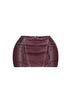 Robyn Faux Leather Low Rise Micro Skirt
