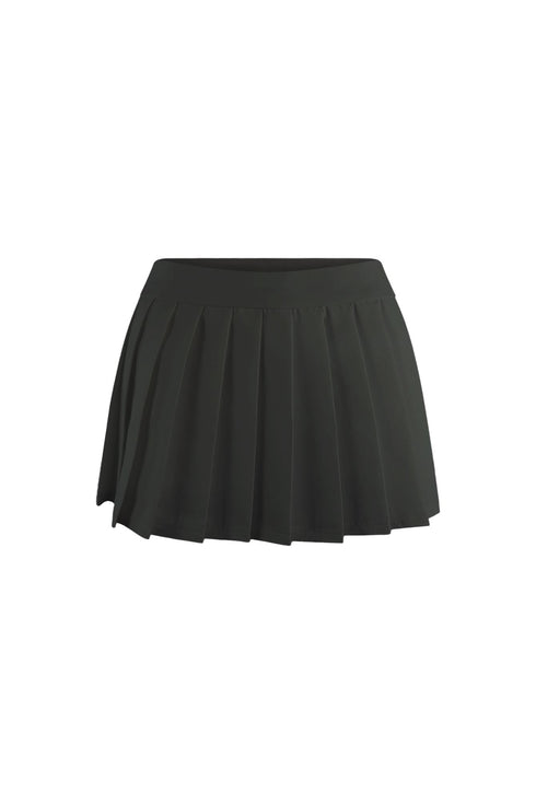 Uptown Girl Pleated Tennis Skirt SKIRT EDGE Small Black