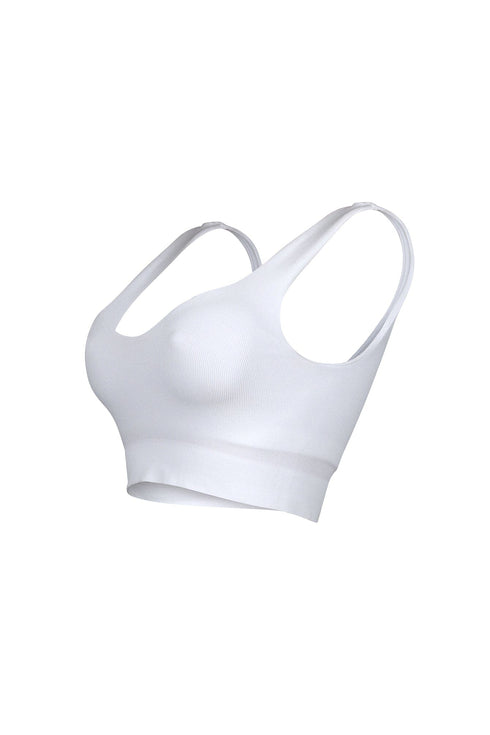 Larisa Seamless Heart Neck Sleeveless Top