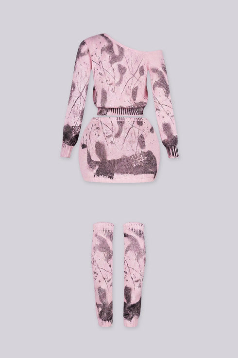 Hush Cozy Top & Skirt Leg Warmers SET