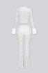 Frostbite Lace Fur Trim Top & Pants SET