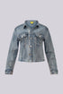 Opulent Rhinestone Denim Jacket