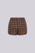 Wander Cozy Plaid Mini Skirt