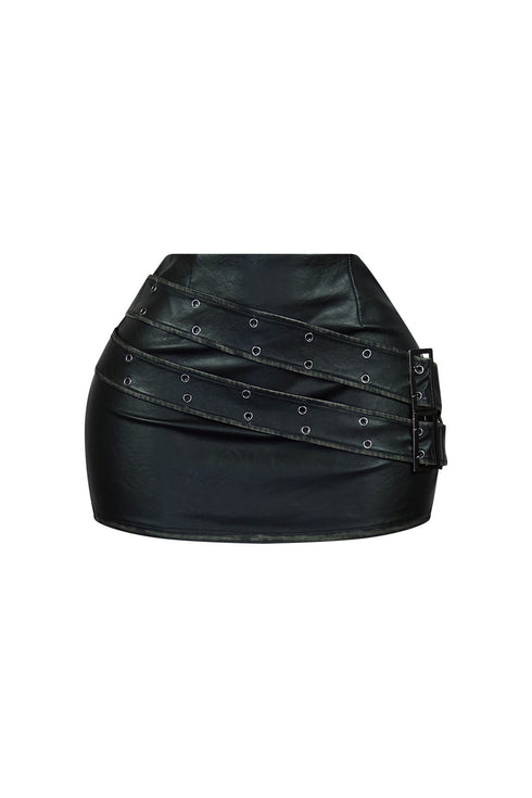 Malena Faux Leather Mini Skirt
