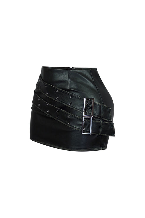 Malena Faux Leather Mini Skirt