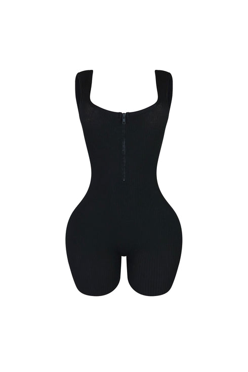 Born This Way Front Zipper Romper