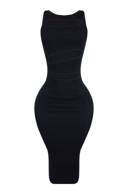 Thriving Knit Cut Out Maxi Dress