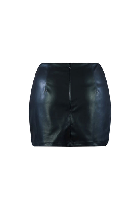 Fine Girl Vegan Leather Skort SKIRT EDGE