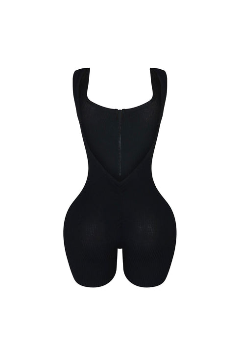 Born This Way Front Zipper Romper