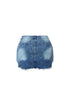Problems Vintage Cargo Denim Skirt