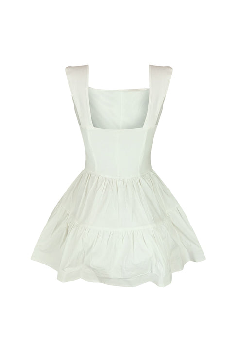 Genoa Poplin Flare Dress