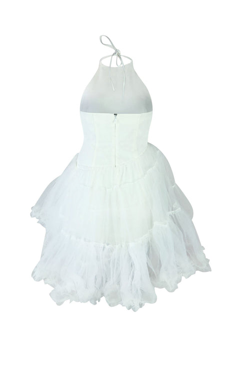 Snowdrop Halter Neck Tulle Dress