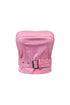 Only My Way Belted Tube PU Top