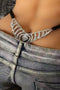 Diamond Girl Rhinestone Body Thong