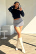 Blair Houndstooth Mini Skirt SKIRT EDGE