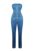 Always Be Zip Up Tube Jumpsuit
