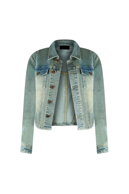 Only The Young Denim Corset Jacket Outerwear EDGE