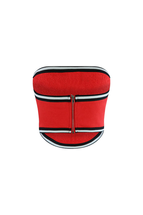 Rogue Moto Tube Top Crop Top EDGE