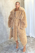 Cozy Lover Oversized Sherpa Coat Outerwear EDGE Small/Medium Brown
