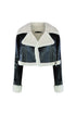 Staten Island Crop Faux Leather Jacket Outerwear EDGE