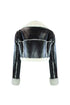 Staten Island Crop Faux Leather Jacket Outerwear EDGE