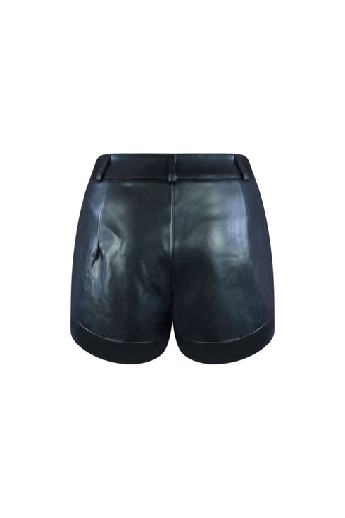 Run Out Vegan Leather Shorts bottom EDGE