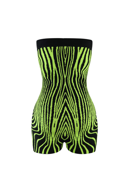 Stay Focused Jacquard Knit Romper