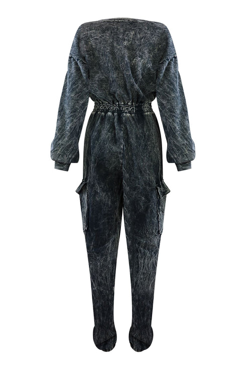 Kimono Mineral Washed Jumpsuit