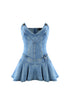 Miss Sweetheart Denim Micro Dress