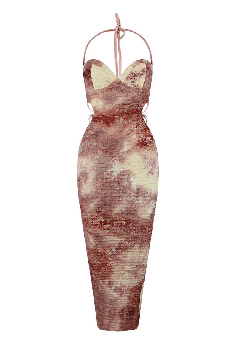 Groove Tie Dye Lace up Dress Groove Tie Dye Lace up Dress