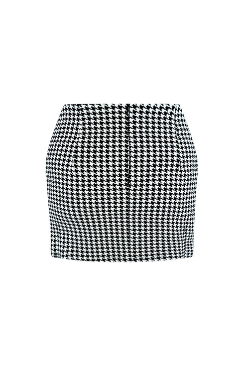Blair Houndstooth Mini Skirt SKIRT EDGE