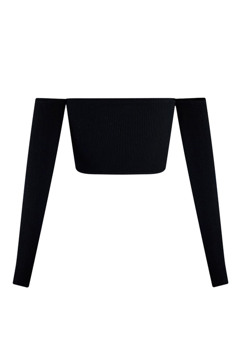 Divas Dancing Rhinestone Fringe Crop Top Crop Top EDGE