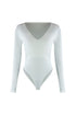 Temptation Basic Long Sleeve Bodysuit Bodysuit EDGE Small/Medium White