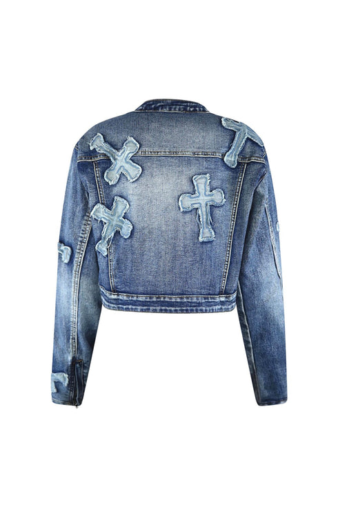 Cross Your Mind Denim Jacket Outerwear EDGE
