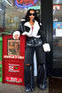 Staten Island Crop Faux Leather Jacket Outerwear EDGE