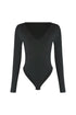 Temptation Basic Long Sleeve Bodysuit Bodysuit EDGE Small/Medium Black