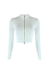 Heidi Two Way Zipper Top Crop Top EDGE
