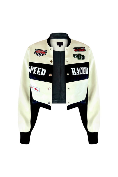 Hot Rod Vegan Leather Moto Jacket Outerwear EDGE Small Black