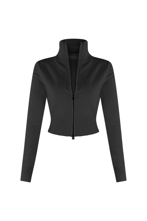 Another Round Two Way Zipper Knit Top